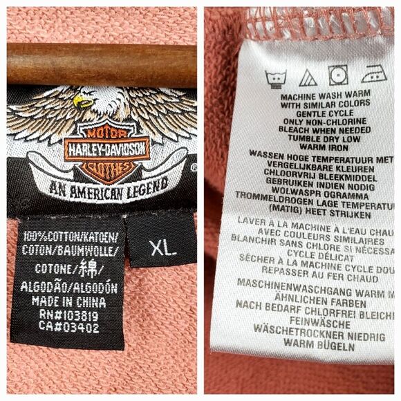 HARLEY DAVIDSON 3-1 Hooded Motorcycle Jacket in Size XL - Picture 14 of 16